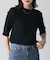 5分袖リブTシャツ