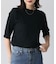 5分袖リブTシャツ