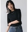 5分袖リブTシャツ