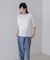 5分袖リブTシャツ