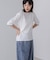 5分袖リブTシャツ