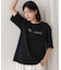 コンパクトスムースビーズ刺繍ロゴＴシャツ