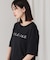 コンパクトスムースビーズ刺繍ロゴＴシャツ