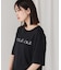 コンパクトスムースビーズ刺繍ロゴＴシャツ