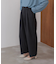 タックデニム調パンツ