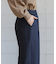 タックデニム調パンツ