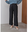 タックデニム調パンツ