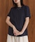 汗染み防止モックネックビューTシャツ