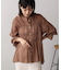 シアーギャザーブラウス