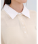 ダブルカラー衿付きポロニット