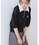 ダブルカラー衿付きポロニット