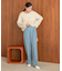 【S・M・Lサイズ展開】ラップ調タック入りスラックス