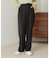 【S・M・Lサイズ展開】ラップ調タック入りスラックス