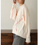 【大人気ニット/5色展開/セットアップ対応】ウェーブメロウニットトップス