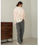【大人気ニット/5色展開/セットアップ対応】ウェーブメロウニットトップス