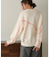 【大人気ニット/5色展開/セットアップ対応】ウェーブメロウニットトップス