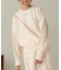【大人気ニット/5色展開/セットアップ対応】ウェーブメロウニットトップス