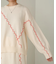 【大人気ニット/5色展開/セットアップ対応】ウェーブメロウニットトップス