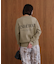 【WEB限定】スウエットライク刺しゅうニットプルオーバー