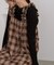 チェックギャザージャンパーワンピース