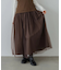 【選べるサイズ展開】レイヤード風チュールキャミワンピース