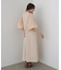 【選べるサイズ展開】袖オーガンジーポンチワンピース