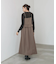 【選べるサイズ展開】フロントギャザーフリルワンピース