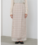 【Bab】(S・Mサイズ展開) シアードッキングチェックスカート