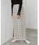 【Bab】(S・Mサイズ展開) シアードッキングチェックスカート