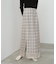 【Bab】(S・Mサイズ展開) シアードッキングチェックスカート