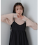 （選べるネック）チュールレイヤードリブニット