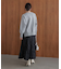 スウェットライクロゴニット