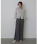 【選べるサイズ展開】フロントワイドタックネップ入ワイドパンツ