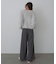 【選べるサイズ展開】フロントワイドタックネップ入ワイドパンツ