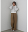 【選べるサイズ展開】フロントワイドタックネップ入ワイドパンツ