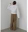 【選べるサイズ展開】フロントワイドタックネップ入ワイドパンツ