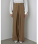 【選べるサイズ展開】フロントワイドタックネップ入ワイドパンツ