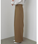 【選べるサイズ展開】フロントワイドタックネップ入ワイドパンツ