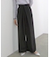 【選べるサイズ展開】フロントワイドタックネップ入ワイドパンツ