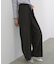 【選べるサイズ展開】フロントワイドタックネップ入ワイドパンツ