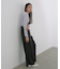 【選べるサイズ展開】フロントワイドタックネップ入ワイドパンツ