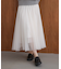 ラインチュールギャザースカート