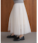 ラインチュールギャザースカート