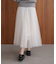 ラインチュールギャザースカート