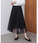 ラインチュールギャザースカート