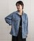 ビックポケットデニムシャツ