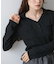 くるみボタンポロニット