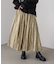 ワッシャーマットサテンスカート