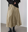 ワッシャーマットサテンスカート