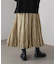 ワッシャーマットサテンスカート